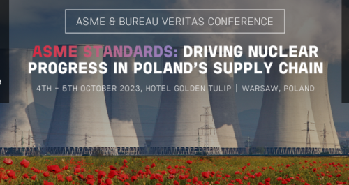 KONFERENCJA: ASME Standards: Driving Nuclear Progress in Poland’s Supply Chain